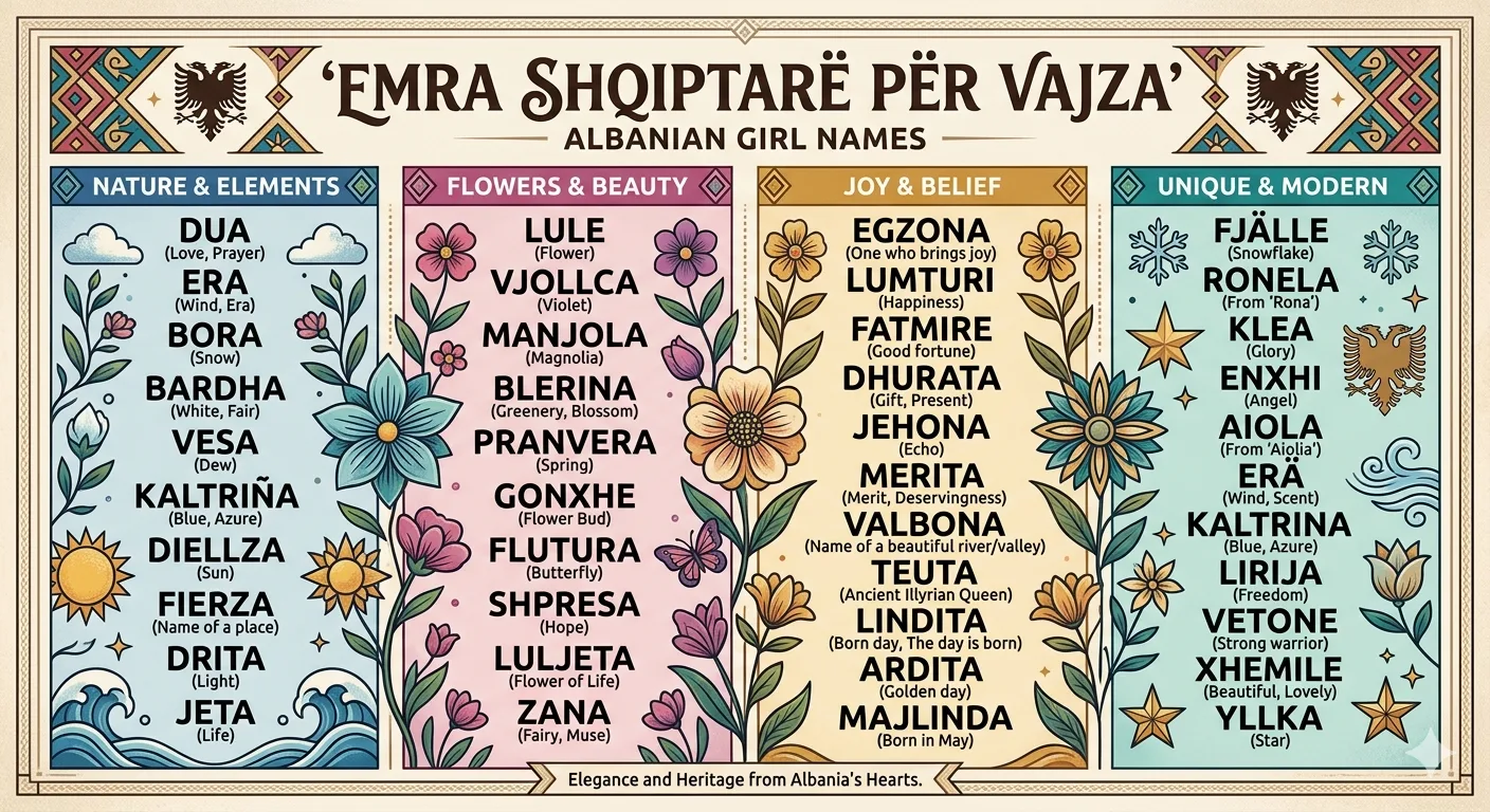 Albania Girl Names Generator.png