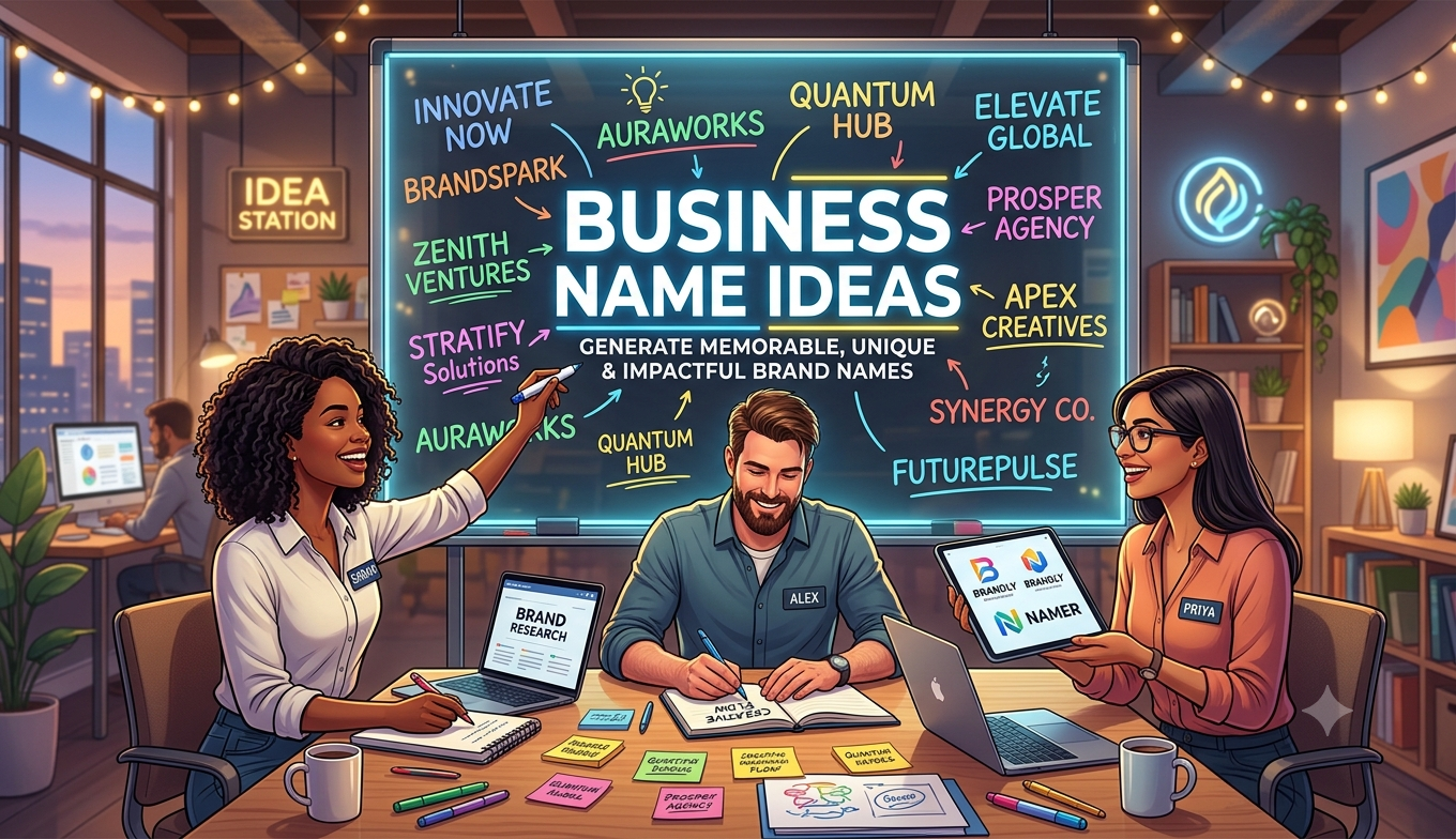 Business Name Ideas: 75+ Unique and Catchy Names for Every Industry (2026)