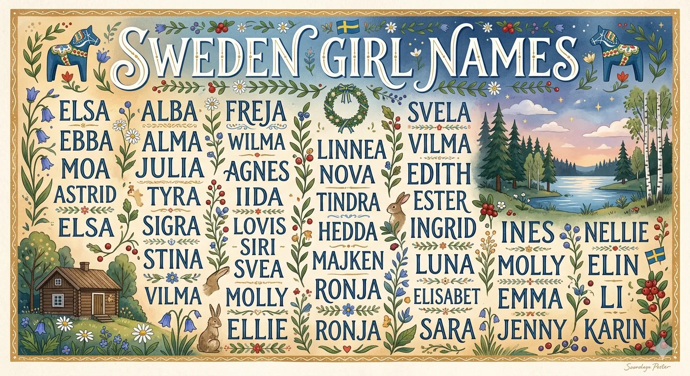 Sweden Girl Names Generator.png